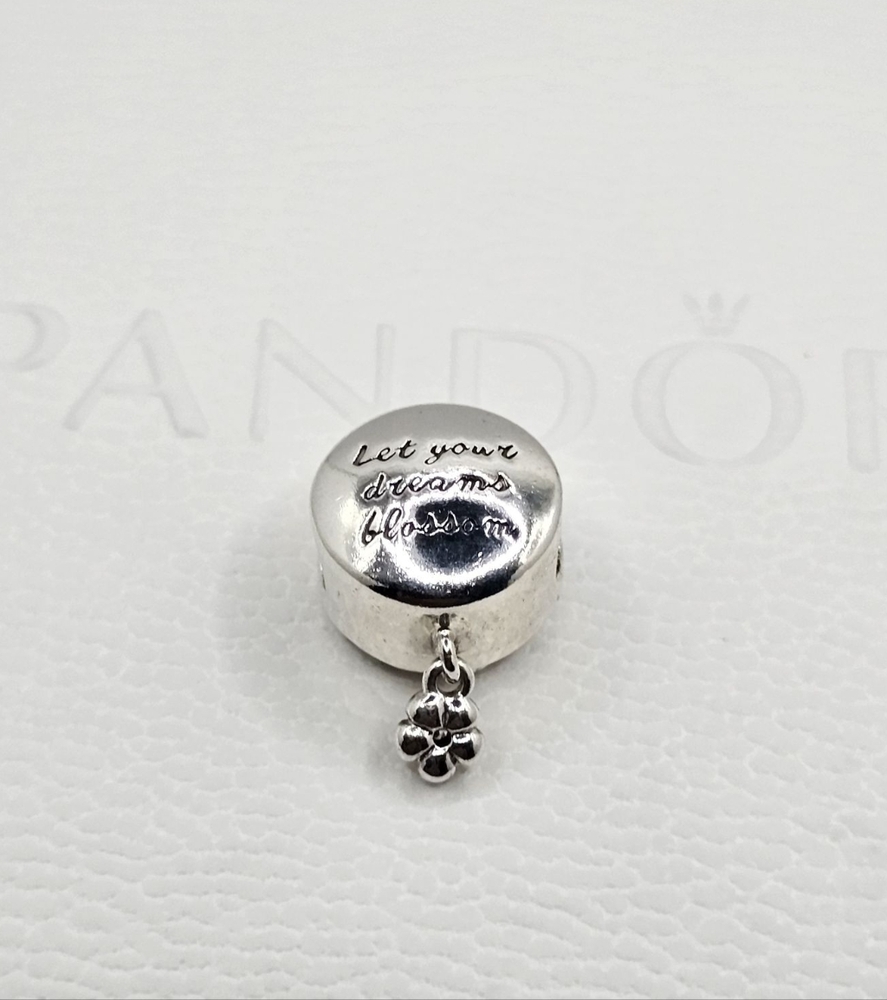 💐Authentic Pandora ⭐️RETIRED⭐️ FLOWER CHARM - Picture 7 of 7